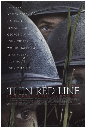 тонка червона лінія фільм постер