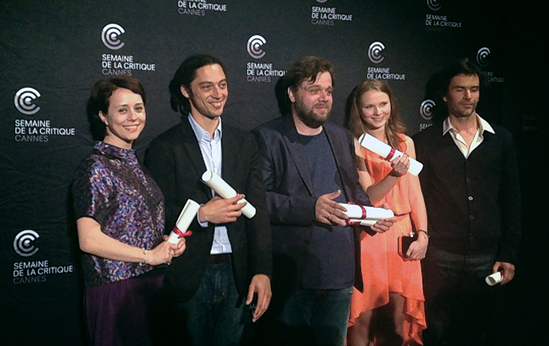 команда фільму Племя на Каннському кінофестивалі